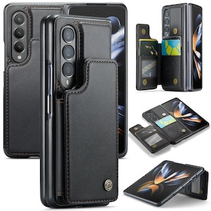 Samsung Galaxy Z Fold 4 CaseMe C22 PU Leather Card Wallet Cover