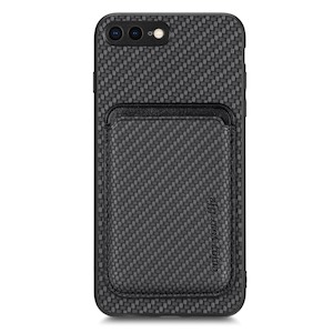 Apple iPhone 7 Plus / 8 Plus Carbon Magsafe Cover with Removable Card Wallet
