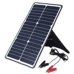 Camping And Outdoors: Haweel 20w Solar Panel Phone and Car Battery Charger, QC3.0, AFC, 5V/9V/12V Fast Charging, Car Trickle Charge