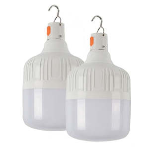 [2 Pack] 30W RECHARGEABLE HANGING LED LIGHT, Camping or Work Light, 3 Modes, USB&hellip;