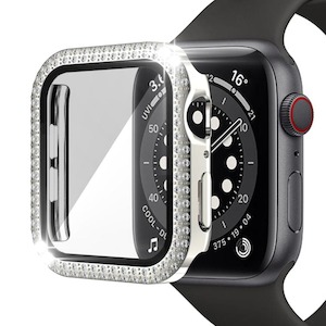 Apple Watch Series 4 / 5 / 6 / SE 44mm Diamond Front Watch Protective Cover with&hellip;