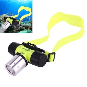 Camping And Outdoors: 50m Waterproof LED Lightweight Head Lamp , 3 Modes, T6 LED 800LM