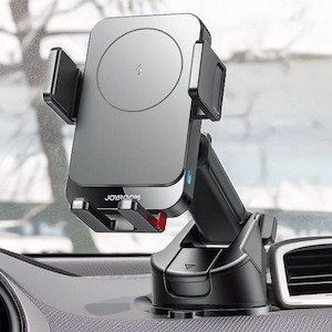 Automotive: Joyroom ZR241S Dash Mount 15W Wireless Charger, Strong Bracket, One Hand Operation
