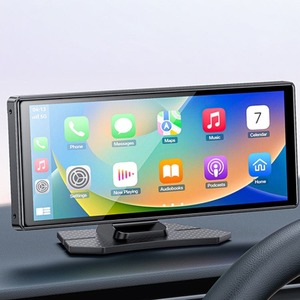 Automotive: Yesido KM19 4K 32GB Dual-Lens 10.26" Portable Wireless CarPlay & Android Auto Center Console Display