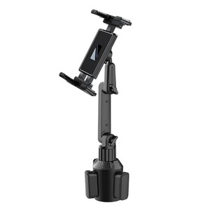 Automotive: CUP-B18 Universal Car Cup Holder Phone/Tablet Mount Long Arm Bracket, Up to 12.9"