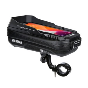 Automotive: WILD MAN XT3S 360° Rotating Waterproof Bike Hard Shell Handlebar Case