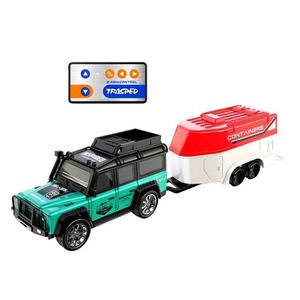 Rc Hobby And Toys: 1:64 Mini Alloy RC Car with Lights | Metal Alloy | Trailer