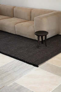 Woollen Rugs: Unplugged Threads Licorice