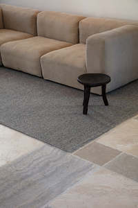 Woollen Rugs: Twisted Wool Rug Charcoal