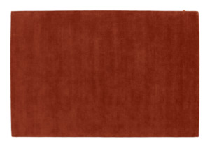 Cut Pile Wool Rug Brick