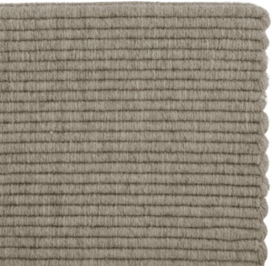 All Rugs: Chunky Rib Wool Rug Mink