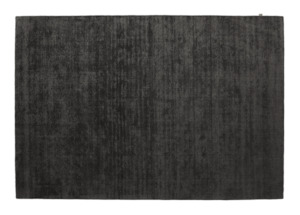 Tip Sheared Wool Rug Charcoal