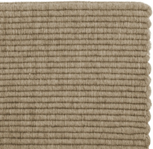 Rug Samples: Chunky Rib Wool Rug Sample Biscuit