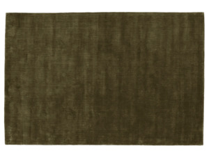 Bamboo Silk and Wool Rug Moss