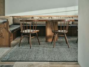 Annual Rug Sale: Jute Bamboo Loop Rug Slate (Display Stock)