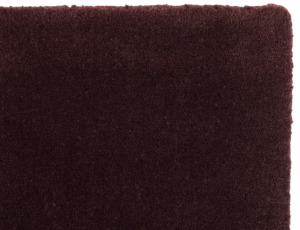 Cut Pile Wool Rug Aubergine
