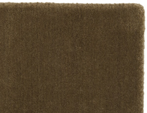 Cut Pile Wool Rug Khaki