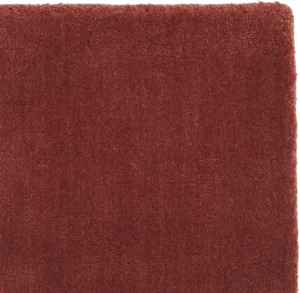 Cut Pile Wool Rug Brick