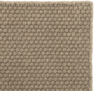 Basket Weave Wool Rug Biscuit