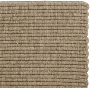 Chunky Rib Wool Rug Biscuit