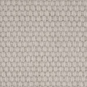 Basket Weave Wool Rug Sample Chalk