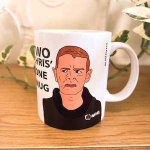 Political: 2 Chris’ 1 mug (Chris Luxon - Chris Hipkins mug/