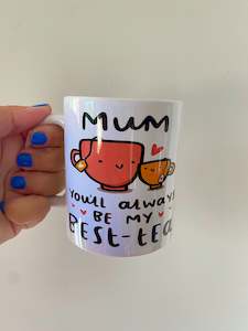 Mum best tea bestie mug