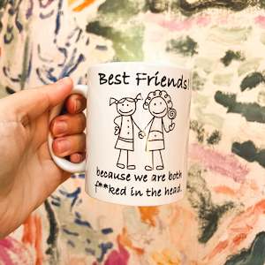 Best friends cos mug