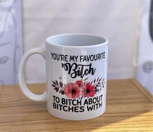 Friends chat mug