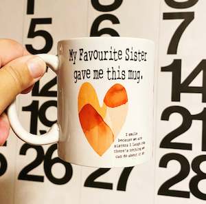 Brother And Sister Mugs: Sister mug