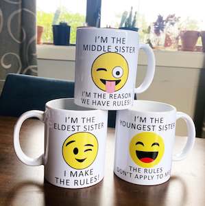 Brother And Sister Mugs: Sister mugs