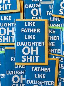 Father S Day 1: Like father like daughter card
