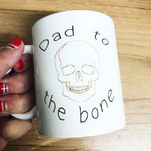 Dad to the Bone mug