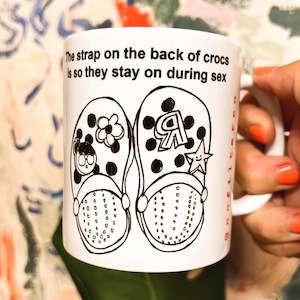 Croc Appreciation %F0%9F%90%8A: Crocs stay on mug