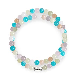 Jewelry: Glimmering Glaciers | Silver | Gilded Turquoise Gemstone Wrap
