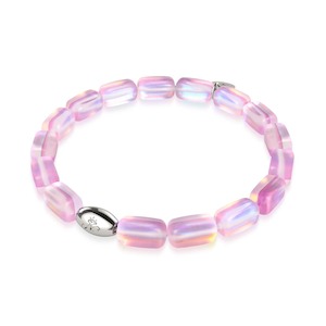 Discounted By Tag Discounted: Lavender | .925 Sterling Silver | Mermaid Glass Pebble Bracelet