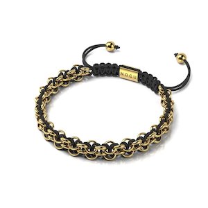 Nogu Birthday Deals: Lion Links | Mini Kismet Bracelet | Black x Gold