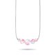 Pink | .925 Sterling Silver | Mermaid Glass Infinity Clasp Necklace