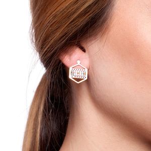 Desert Collection: Monterey | 18k Rose Gold | Boho Earrings