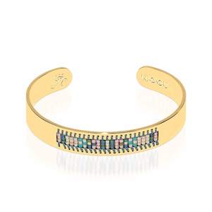 Newport Beach | 18k Gold | Boho Bangle