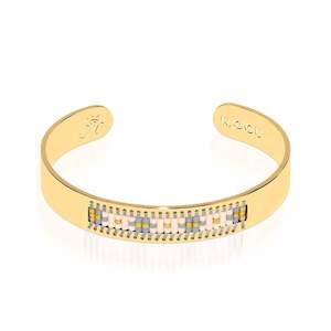 Desert Collection: Monterey | 18k Gold | Boho Bangle