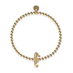 Reef | 18k Gold | Seahorse Charm Bracelet