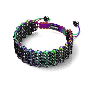 Macaw Links | Deluxe Kismet Bracelet | Spectrum x Gunmetal