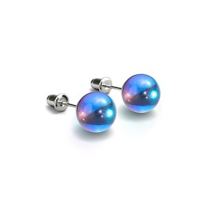July 4th Doorcrashers: Milky Way | .925 Sterling Silver | Galaxy Glass Stud Earrings