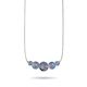 Indigo | .925 Sterling Silver | Firefly Glass Infinity Clasp Necklace