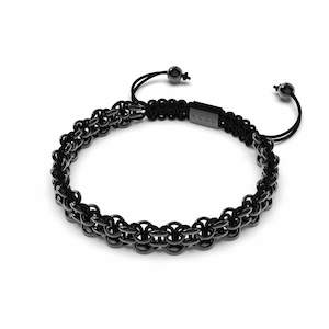 Nogu X Shopify X Augmented Reality: Mountain Gorilla Links | Mini Kismet Bracelet | Black x Gunmetal