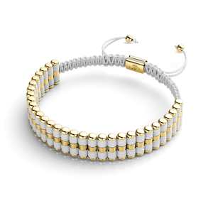 Gold Standard: White | 18k Gold | Amici Bracelet