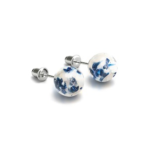 Studs: Starlit Waves | .925 Sterling Silver | Firefly Glass Stud Earrings