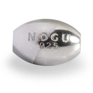 Discounted By Tag Discounted: NOGU Logo .925 Sterling Silver Bead