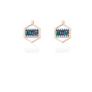 Manhattan Beach | 18k Rose Gold | Boho Earrings